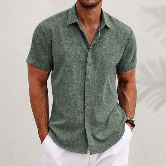 Brisbane Boutique - Casual Short Sleeve Shirt